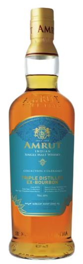 Whisky - AMRUT 8 ans 2016 Triple Distilled Bourbon Barrel - Single Malt Whisky - Inde - La cave d'Emelyne