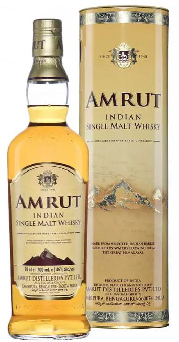 Whisky - Amrut Indian Single Malt Whisky - Single Malt Whisky - Inde -La cave d'Emelyne