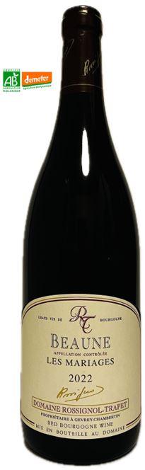 Vin Rouge - Beaune Les Mariages - Domaine Rossignol Trapet - Bourgogne - La cave d'Emelyne