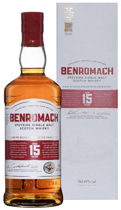 Whisky - Benromach 15 ans - Single Malt Whisky - Ecosse - La cave d'Emelyne