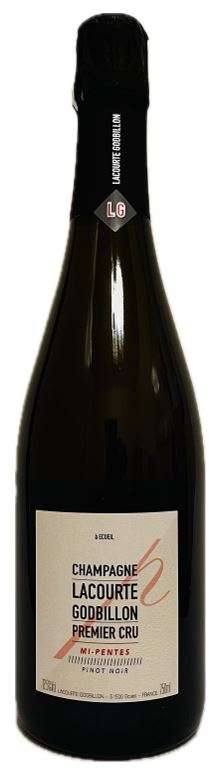 Champagne - Champagne Extra brut Mi Pentes - Domaine Lacourte Godbillon - La cave d'Emelyne
