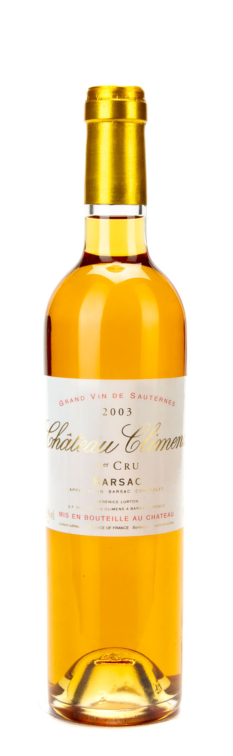 Vin Blanc - Barsac - Premier Cru - Chateau Climens - 2003 - Bordeaux - La Cave d'Emelyne