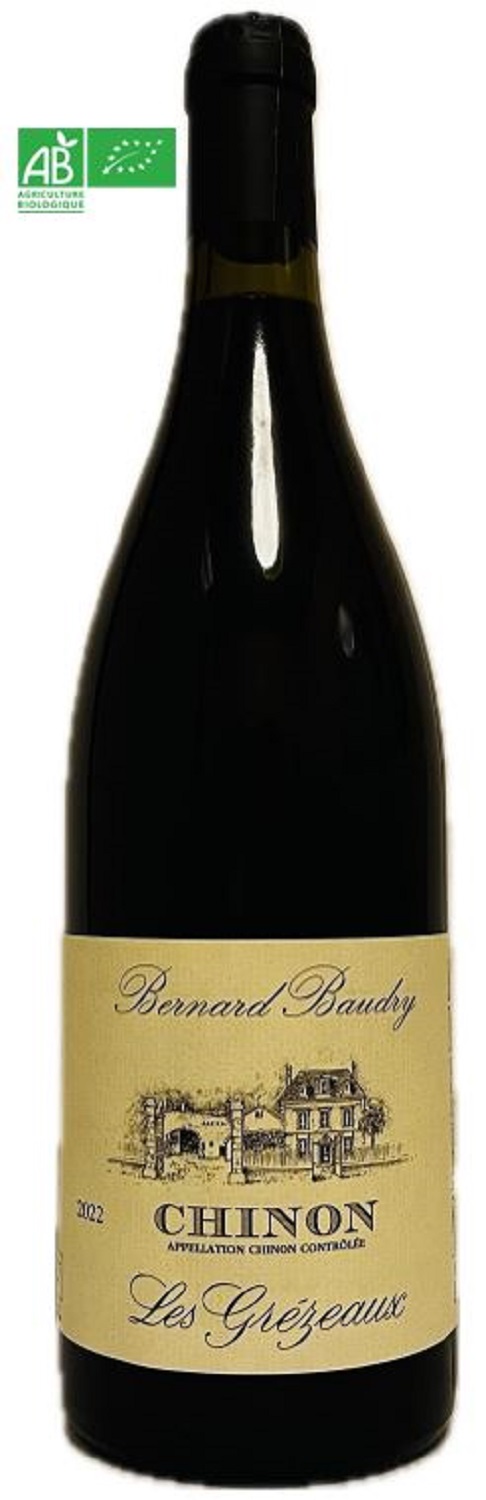 Vin Rouge - Chinon Les Grezeaux - Loire - Domaine Bernard Baudry - La Cave d'Emelyne