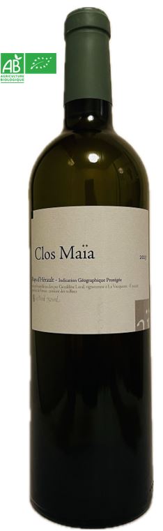 Vin blanc - Clos Maia Blanc- Igp Pays d'Herault - Clos Maia - Languedoc - La cave d'Emelyne