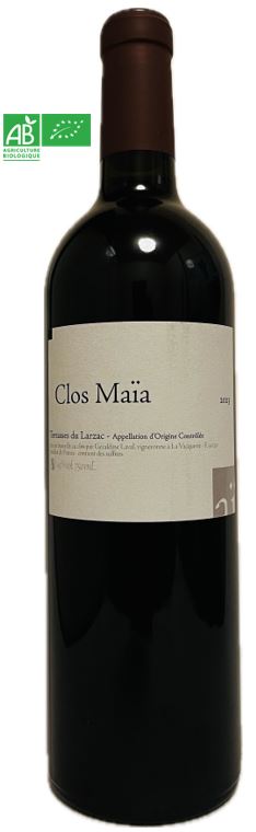 Vin Rouge - Clos Maia Rouge - AOC Terrasses du Larzac - Clos Maia - Languedoc - La cave d'Emelyne
