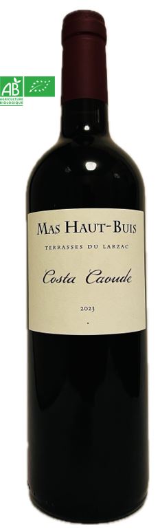 Vin Rouge - Costa Caoude - AOC Terrasses du Larzac - Mas Haut Buis - Languedoc - La cave d'Emelyne