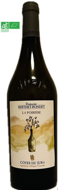 Vin Blanc - La Poiriere - Cotes du Jura - Domaine Berthet Bondet - Jura - La Cave d'Emelyne