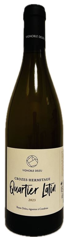 Vin Blanc - Croze Hermitage Quartier Latin - Vignoble Deleu - Rhone - La cave d'Emelyne