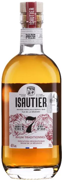 Rhum - Isautier 7 ans - Rhum Traditionnel - La Reunion - La cave d'Emelyne