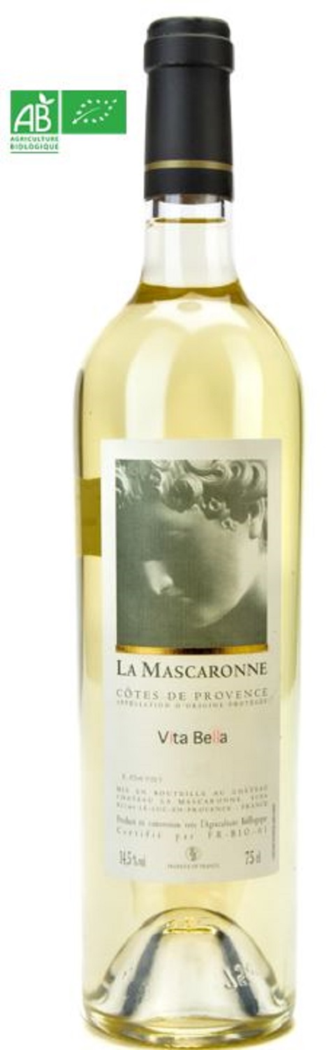 Vin Blanc - Chateau la Mascaronne - Côtes de Provence - La Cave d'Emelyne