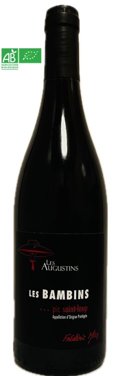 Vin Rouge - Les Bambins - Clos des Augustins - Pic Saint Loup - Languedoc - La cave d'Emelyne