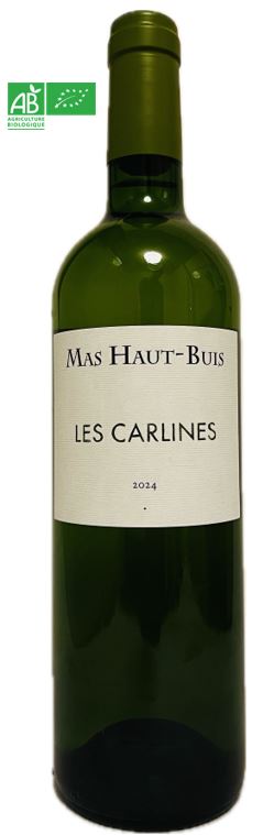 Vin blanc - Les Carlines - Igp Pays d'Herault - Mas Haut Buis - Languedoc - La cave d'Emelyne
