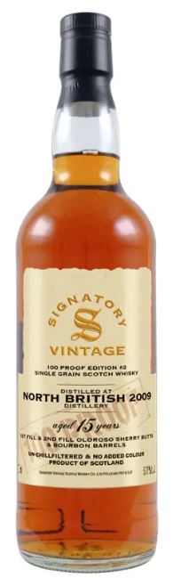 Whisky - North British 2009  - Signatory Vintage - Single Grain Whisky - Ecosse - La cave d'Emelyne