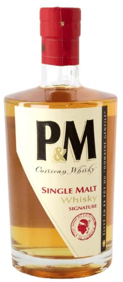 Whisky - P&M Single Malt Signature - Single Malt Whisky - Corse - La Cave d'Emelyne
