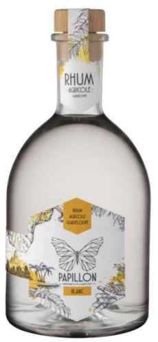 Rhum - Papillon blanc - Rhum agricole - Guadeloupe - la cave d'Emelyne