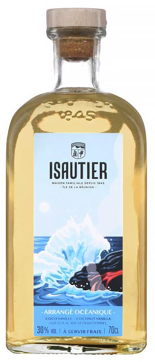 Rhum Arrangé - Isautier Océanique Coco Vanille - La Réunion - La cave d'emelyne