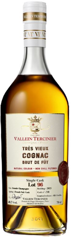 Cognac - Vallein Tercinier Lot 96 Grande Champagne - France - La Cave d'Emelyne