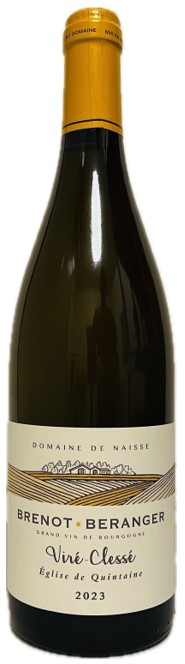 Vin Blanc - Viré Clessé Eglise de Quintaine - Domaine de Naisse - Bourgogne - La Cave d'Emelyne