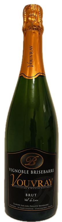 Cremant - Vouvray Brut - Domaine Brisebarre - Loire - La cave d'Emelyne 