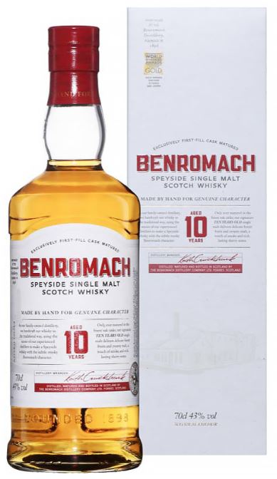 Whisky - Benromach 10 ans - Single Malt Whisky - Ecosse - La cave d'Emelyne